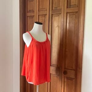 Mossimo Orange Blousy Tank Top, Size S